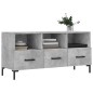 vidaXL Mobile Porta TV Grigio Cemento 102x36x50 cm Legno Multistrato vidaXL Mobile Porta TV Grigio Cemento 102x36x50 cm Legno Multistrato