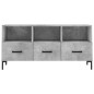 vidaXL Mobile Porta TV Grigio Cemento 102x36x50 cm Legno Multistrato vidaXL Mobile Porta TV Grigio Cemento 102x36x50 cm Legno Multistrato