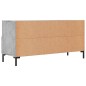 vidaXL Mobile Porta TV Grigio Cemento 102x36x50 cm Legno Multistrato vidaXL Mobile Porta TV Grigio Cemento 102x36x50 cm Legno Multistrato
