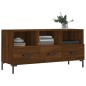 vidaXL Mobile TV Rovere Marrone 102x36x50 cm in Legno Multistrato vidaXL Mobile TV Rovere Marrone 102x36x50 cm in Legno Multistrato