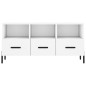 vidaXL Mobile Porta TV Bianco 102x36x50 cm in Legno Multistrato