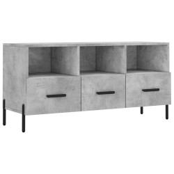 vidaXL Mobile Porta TV Grigio Cemento 102x36x50 cm Legno Multistrato