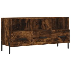 vidaXL Mobile Porta TV Rovere Fumo 102x36x50 cm in Legno Multistrato