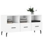 vidaXL Mobile Porta TV Bianco 102x36x50 cm in Legno Multistrato vidaXL Mobile Porta TV Bianco 102x36x50 cm in Legno Multistrato