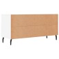 vidaXL Mobile Porta TV Bianco 102x36x50 cm in Legno Multistrato vidaXL Mobile Porta TV Bianco 102x36x50 cm in Legno Multistrato