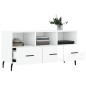 vidaXL Mobile Porta TV Bianco Lucido 102x36x50 cm in Legno Multistrato vidaXL Mobile Porta TV Bianco Lucido 102x36x50 cm in Legno Multistrato