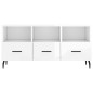vidaXL Mobile Porta TV Bianco Lucido 102x36x50 cm in Legno Multistrato vidaXL Mobile Porta TV Bianco Lucido 102x36x50 cm in Legno Multistrato