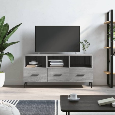 vidaXL Mobile TV Grigio Sonoma 102x36x50 cm in Legno Multistrato