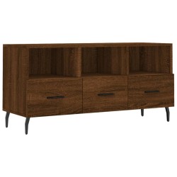 vidaXL Mobile TV Rovere Marrone 102x36x50 cm in Legno Multistrato