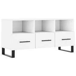 vidaXL Mobile Porta TV Bianco 102x36x50 cm in Legno Multistrato