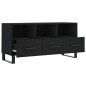 vidaXL Mobile Porta TV Nero 102x36x50 cm in Legno Multistrato vidaXL Mobile Porta TV Nero 102x36x50 cm in Legno Multistrato