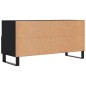 vidaXL Mobile Porta TV Nero 102x36x50 cm in Legno Multistrato vidaXL Mobile Porta TV Nero 102x36x50 cm in Legno Multistrato
