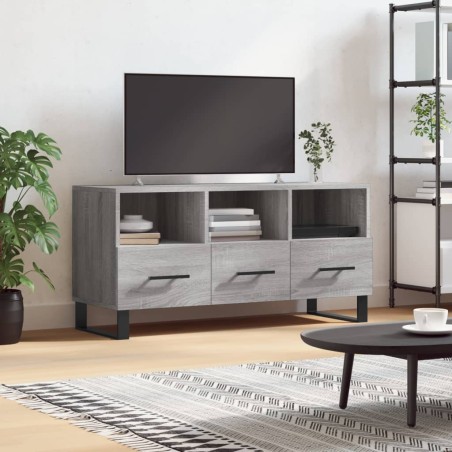 vidaXL Mobile TV Grigio Sonoma 102x36x50 cm in Legno Multistrato
