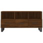 vidaXL Mobile TV Rovere Marrone 102x36x50 cm in Legno Multistrato vidaXL Mobile TV Rovere Marrone 102x36x50 cm in Legno Multistrato