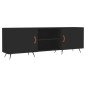 vidaXL Mobile Porta TV Nero 150x30x50 cm in Legno Multistrato vidaXL Mobile Porta TV Nero 150x30x50 cm in Legno Multistrato