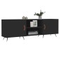 vidaXL Mobile Porta TV Nero 150x30x50 cm in Legno Multistrato vidaXL Mobile Porta TV Nero 150x30x50 cm in Legno Multistrato