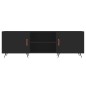 vidaXL Mobile Porta TV Nero 150x30x50 cm in Legno Multistrato vidaXL Mobile Porta TV Nero 150x30x50 cm in Legno Multistrato