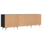 vidaXL Mobile Porta TV Nero 150x30x50 cm in Legno Multistrato vidaXL Mobile Porta TV Nero 150x30x50 cm in Legno Multistrato