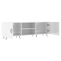 vidaXL Mobile Porta TV Bianco Lucido 150x30x50 cm in Legno Multistrato vidaXL Mobile Porta TV Bianco Lucido 150x30x50 cm in Legno Multistrato