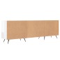 vidaXL Mobile Porta TV Bianco Lucido 150x30x50 cm in Legno Multistrato vidaXL Mobile Porta TV Bianco Lucido 150x30x50 cm in Legno Multistrato
