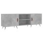 vidaXL Mobile Porta TV Grigio Cemento 150x30x50cm in Legno Multistrato