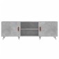 vidaXL Mobile Porta TV Grigio Cemento 150x30x50cm in Legno Multistrato