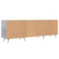 vidaXL Mobile Porta TV Grigio Cemento 150x30x50cm in Legno Multistrato
