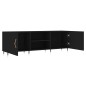 vidaXL Mobile Porta TV Nero 150x30x50 cm in Legno Multistrato vidaXL Mobile Porta TV Nero 150x30x50 cm in Legno Multistrato