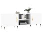 vidaXL Mobile Porta TV Bianco Lucido 150x30x50 cm in Legno Multistrato vidaXL Mobile Porta TV Bianco Lucido 150x30x50 cm in Legno Multistrato