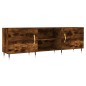 vidaXL Mobile Porta TV Rovere Fumo 150x30x50 cm in Legno Multistrato vidaXL Mobile Porta TV Rovere Fumo 150x30x50 cm in Legno Multistrato