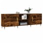 vidaXL Mobile Porta TV Rovere Fumo 150x30x50 cm in Legno Multistrato vidaXL Mobile Porta TV Rovere Fumo 150x30x50 cm in Legno Multistrato