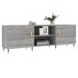 vidaXL Mobile Porta TV Grigio Sonoma 150x30x50 cm in Legno Multistrato