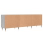 vidaXL Mobile Porta TV Grigio Sonoma 150x30x50 cm in Legno Multistrato
