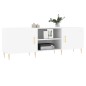 vidaXL Mobile Porta TV Bianco Lucido 150x30x50 cm in Legno Multistrato vidaXL Mobile Porta TV Bianco Lucido 150x30x50 cm in Legno Multistrato