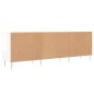 vidaXL Mobile Porta TV Bianco Lucido 150x30x50 cm in Legno Multistrato vidaXL Mobile Porta TV Bianco Lucido 150x30x50 cm in Legno Multistrato