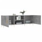 vidaXL Mobile Porta TV Grigio Cemento 150x30x50cm in Legno Multistrato vidaXL Mobile Porta TV Grigio Cemento 150x30x50cm in Legno Multistrato