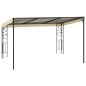 Gazebo a Parete 4x3x2,5 m Crema Gazebo a Parete 4x3x2,5 m Crema