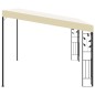 Gazebo a Parete 4x3x2,5 m Crema Gazebo a Parete 4x3x2,5 m Crema