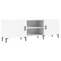 vidaXL Mobile Porta TV Bianco 150x30x50 cm in Legno Multistrato vidaXL Mobile Porta TV Bianco 150x30x50 cm in Legno Multistrato