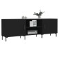 vidaXL Mobile Porta TV Nero 150x30x50 cm in Legno Multistrato vidaXL Mobile Porta TV Nero 150x30x50 cm in Legno Multistrato