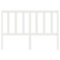 Testiera per Letto Bianca 146x4x100 cm Legno Massello di Pino Testiera per Letto Bianca 146x4x100 cm Legno Massello di Pino