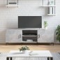 vidaXL Mobile Porta TV Grigio Cemento 150x30x50cm in Legno Multistrato vidaXL Mobile Porta TV Grigio Cemento 150x30x50cm in Legno Multistrato