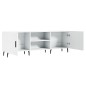 vidaXL Mobile Porta TV Bianco 150x30x50 cm in Legno Multistrato vidaXL Mobile Porta TV Bianco 150x30x50 cm in Legno Multistrato