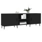 vidaXL Mobile Porta TV Nero 150x30x50 cm in Legno Multistrato vidaXL Mobile Porta TV Nero 150x30x50 cm in Legno Multistrato
