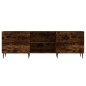 vidaXL Mobile Porta TV Rovere Fumo 150x30x50 cm in Legno Multistrato vidaXL Mobile Porta TV Rovere Fumo 150x30x50 cm in Legno Multistrato