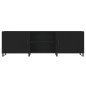 vidaXL Mobile Porta TV Nero 150x30x50 cm in Legno Multistrato