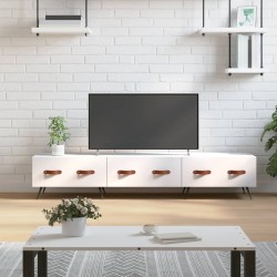 vidaXL Mobile Porta TV Bianco 150x36x30 cm in Legno Multistrato