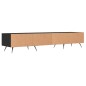 vidaXL Mobile Porta TV Nero 150x36x30 cm in Legno Multistrato vidaXL Mobile Porta TV Nero 150x36x30 cm in Legno Multistrato