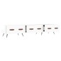 vidaXL Mobile Porta TV Bianco Lucido 150x36x30 cm in Legno Multistrato vidaXL Mobile Porta TV Bianco Lucido 150x36x30 cm in Legno Multistrato