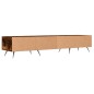 vidaXL Mobile Porta TV Rovere Fumo 150x36x30 cm in Legno Multistrato vidaXL Mobile Porta TV Rovere Fumo 150x36x30 cm in Legno Multistrato